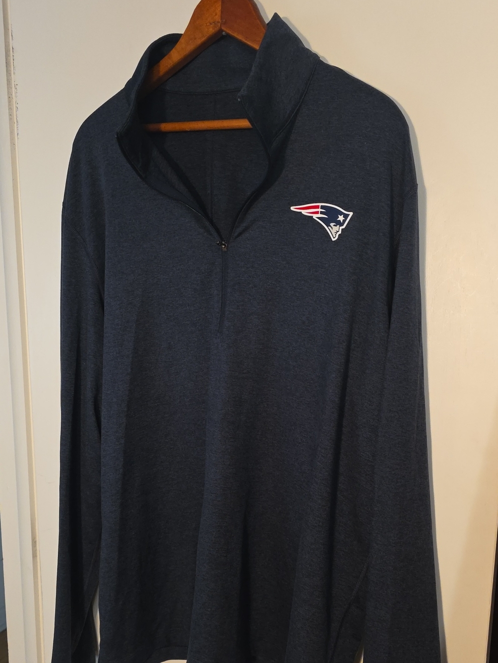 Lululemon XL Patriots Navy Quarter-Zip Pullover Perfect Condition